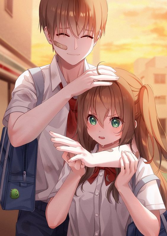 Hình đôi bạn Anime xứng đáng yêu