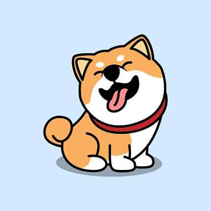 Icon chó Shiba dễ thương
