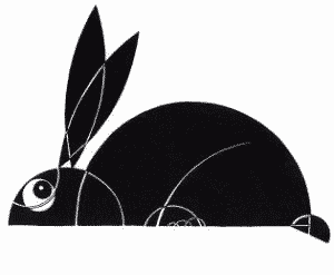 Icon thỏ đen đặc biệt
