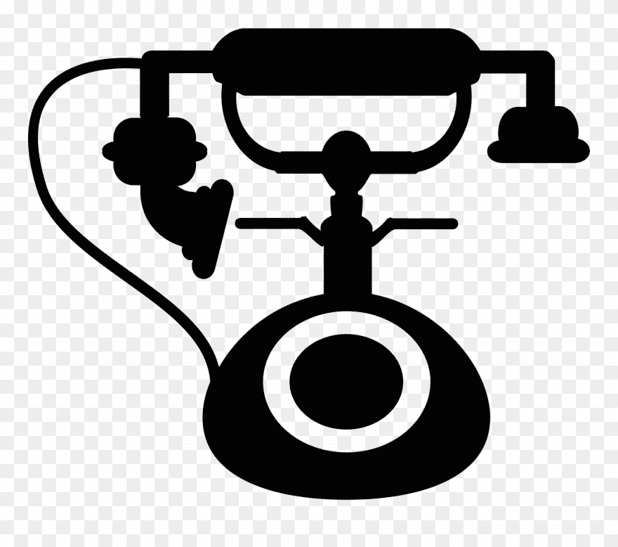 Mẫu icon telephone cổ điển