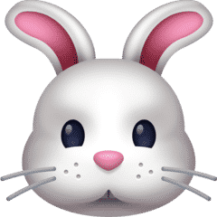 Mẫu icon thỏ apple