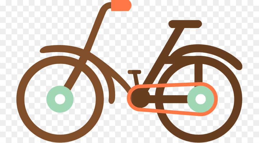 Tặng bạn mẫu biểu tượng xe đạp