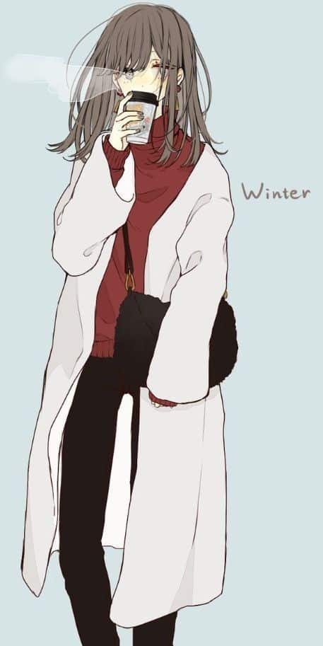 Ảnh Anime Phiền Nữ Lạnh Lùng tuyệt đẹp và dễ dàng thương