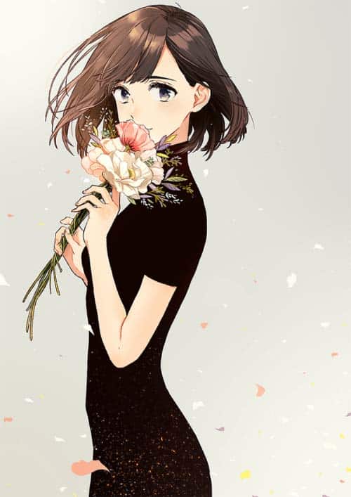 Ảnh Anime Phiền Nữ Lạnh Lùng thiếu thốn phái đẹp gắng hoa