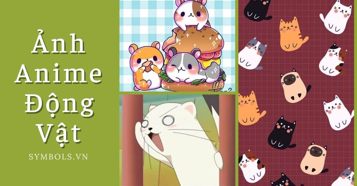 Ảnh Anime Động Vật Cute ❤️ 1001 Hình Anime Con Vật