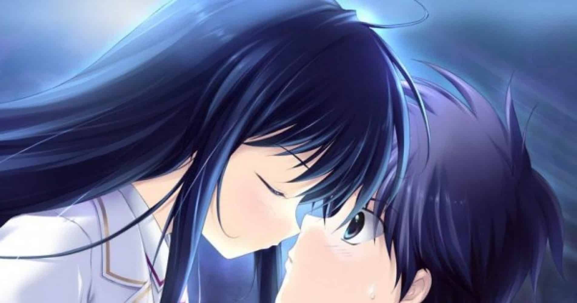 Bức hình Anime cặp đôi chuẩn bị hôn nhau