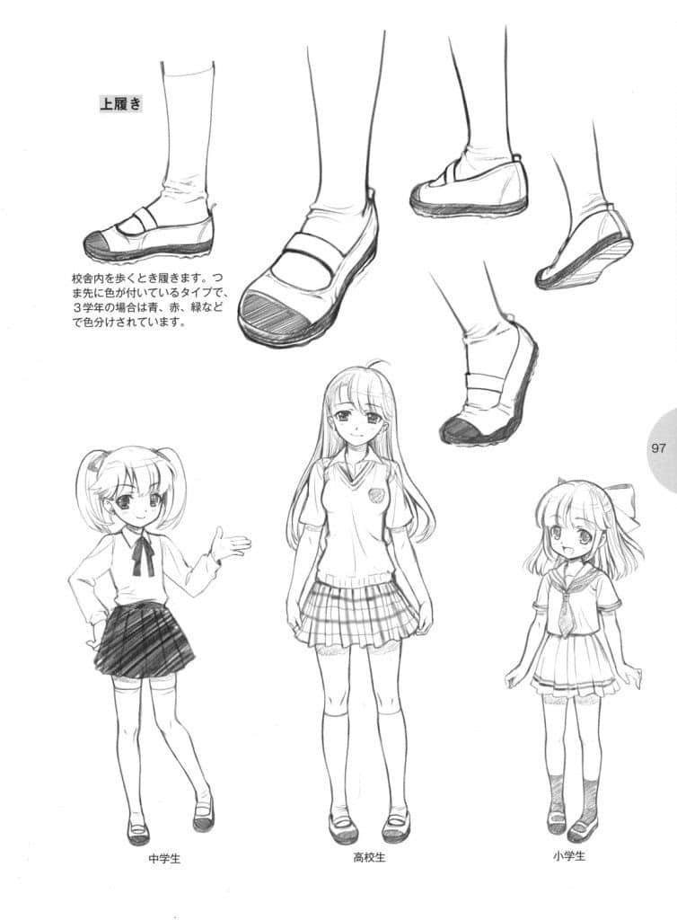Hướng Dẫn Cách Vẽ Giày Anime Nữ Đơn Giản Cho Tín Đồ Anime Mới Tập Vẽ