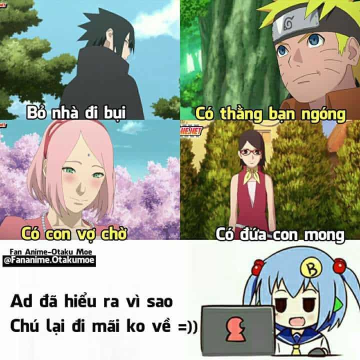 Những hình ảnh hài hước về Anime Naruto