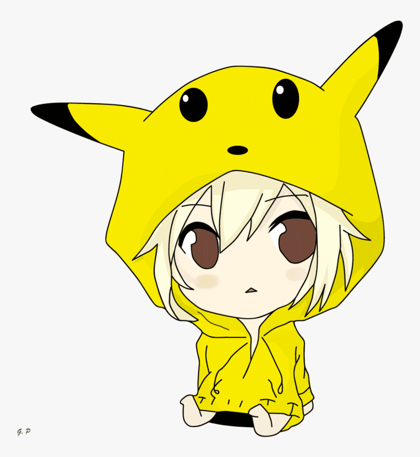 Hình Anime Pikachu boy chibi cute