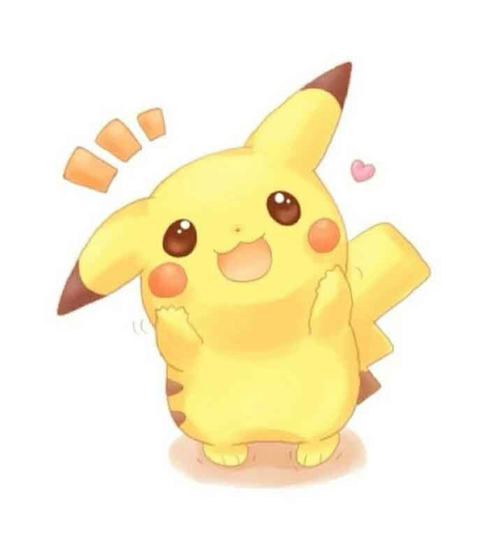 Hình Anime Pikachu cực kỳ dễ thương