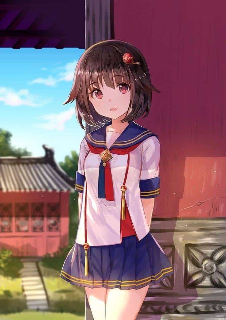 Hình Anime girl tóc ngắn dễ thương nhất