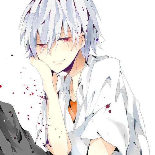 Hình Anime nam tóc bạch kim siêu ấn tượng