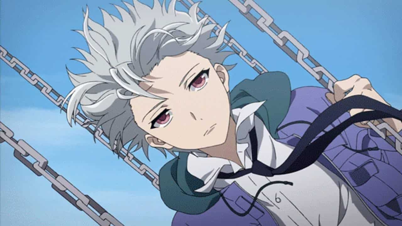 Hình Anime nam tóc trắng lạnh lùng ngầu lòi