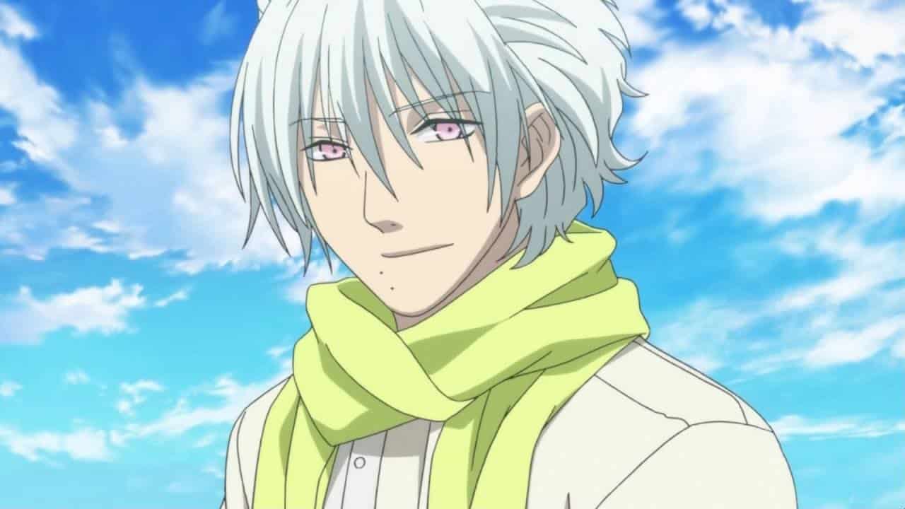 Hình Anime nam tóc trắng mắt hồng đẹp nhất