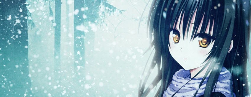 Hình Bìa Anime Facebook cô gái dễ thương