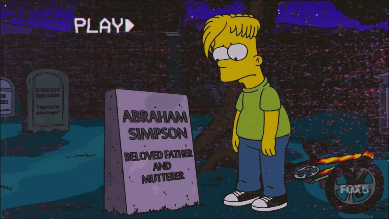 Hình Buồn Hoạt Hình Simpson thẩn thờ
