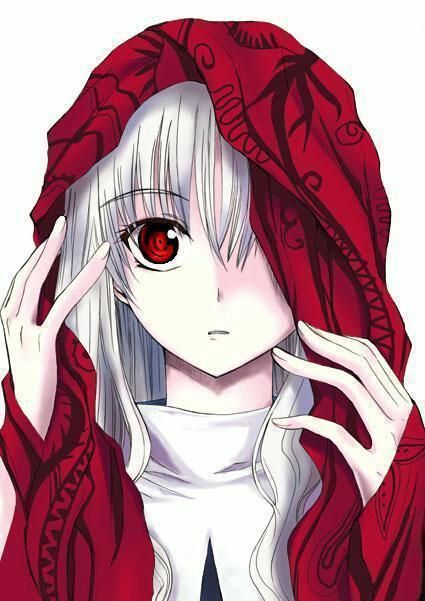 Hình Ma Cà Rồng Anime girl mắt đỏ ấn tượng