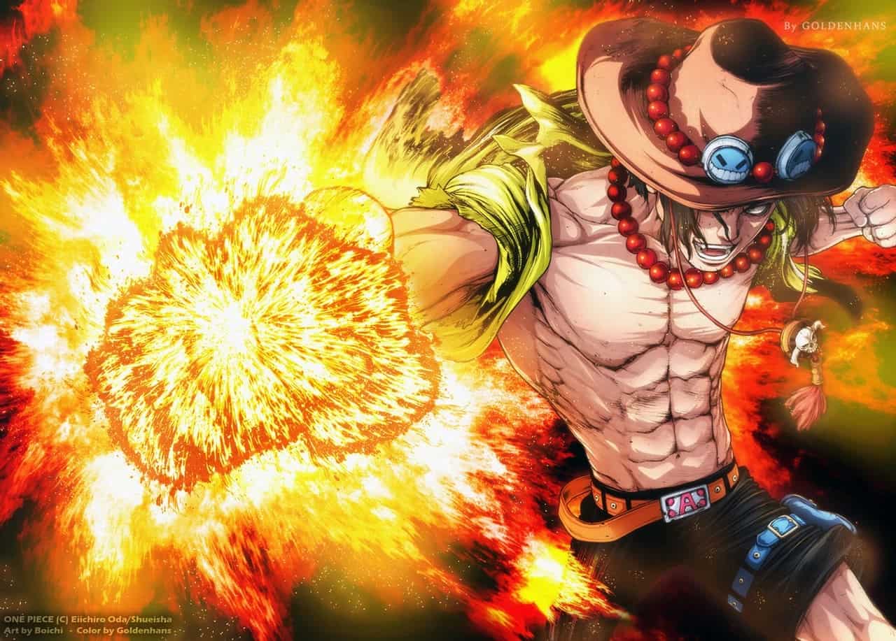 Einzigartiges und schönes One Piece ACE-Bild