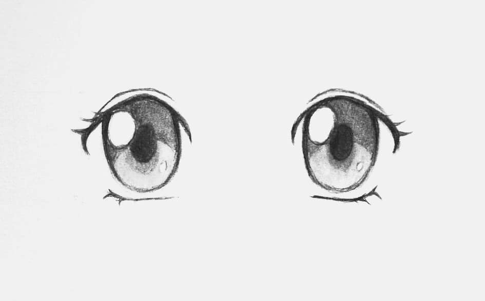 Hình Tập Vẽ Mắt Anime cơ bản nhất