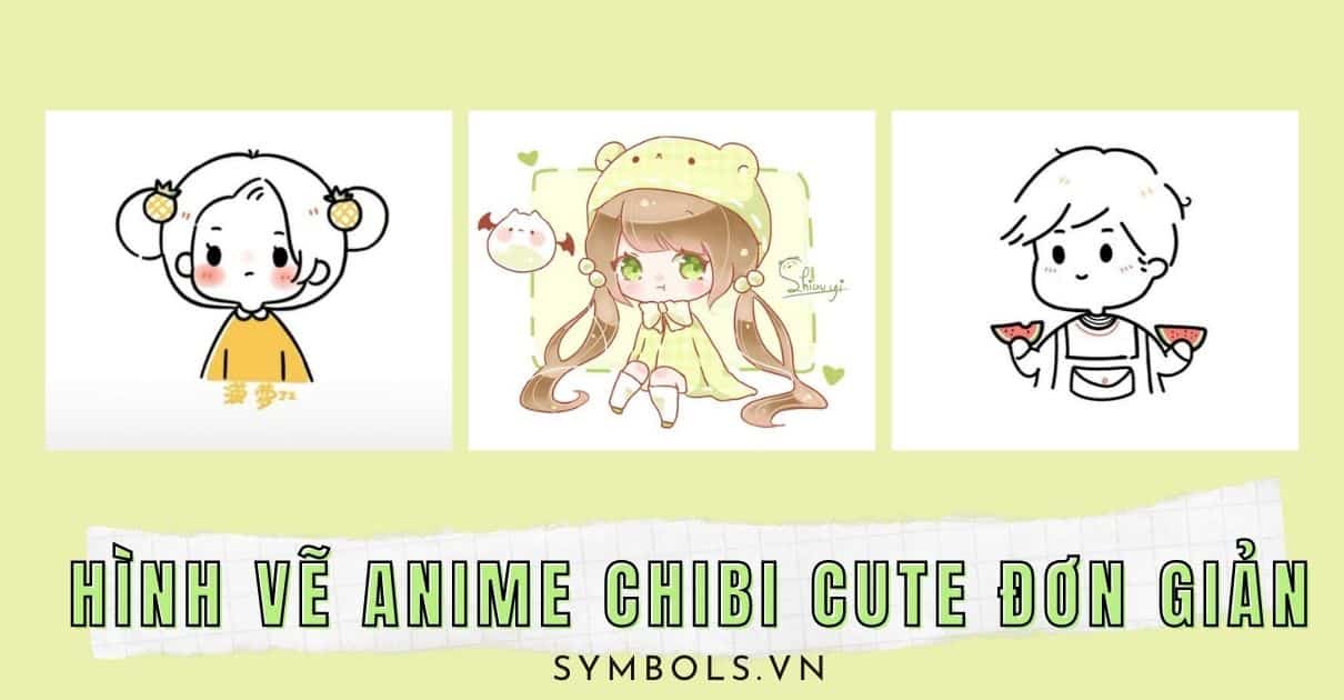 Top ảnh anime chibi siêu cute dễ thương