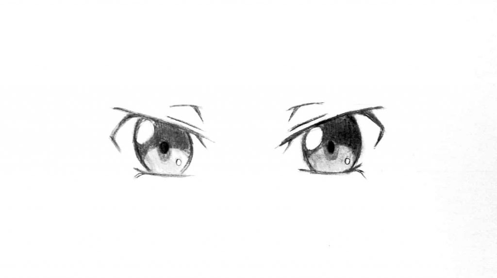 Hình mắt Anime nam cute