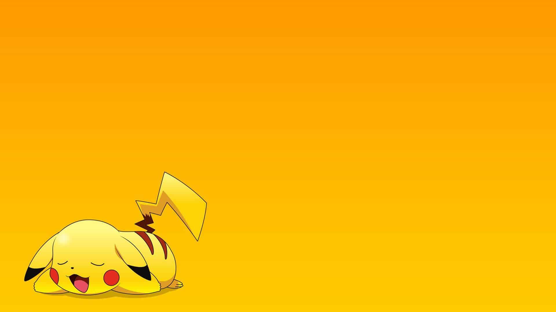 Hình nền Pikachu cực kỳ dễ thương
