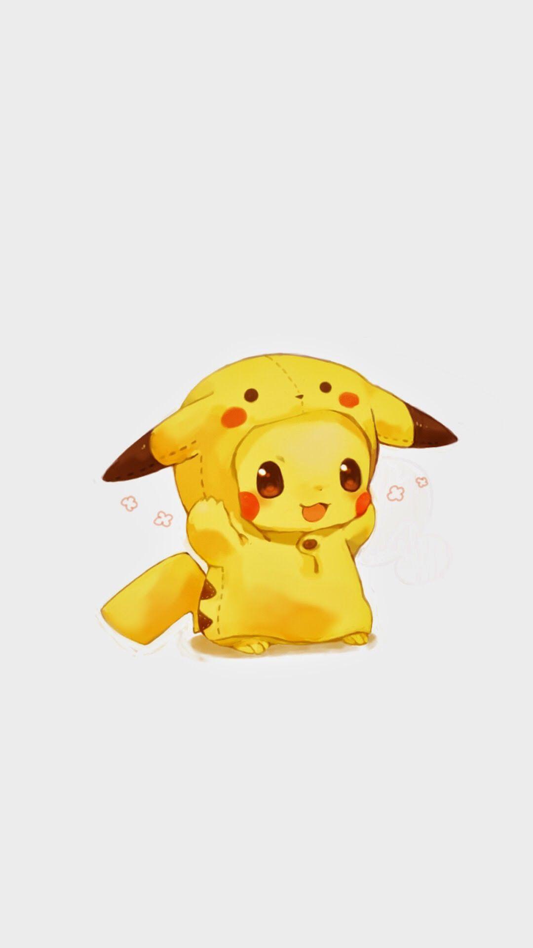 Hình nền Pikachu cute cho điện thoại