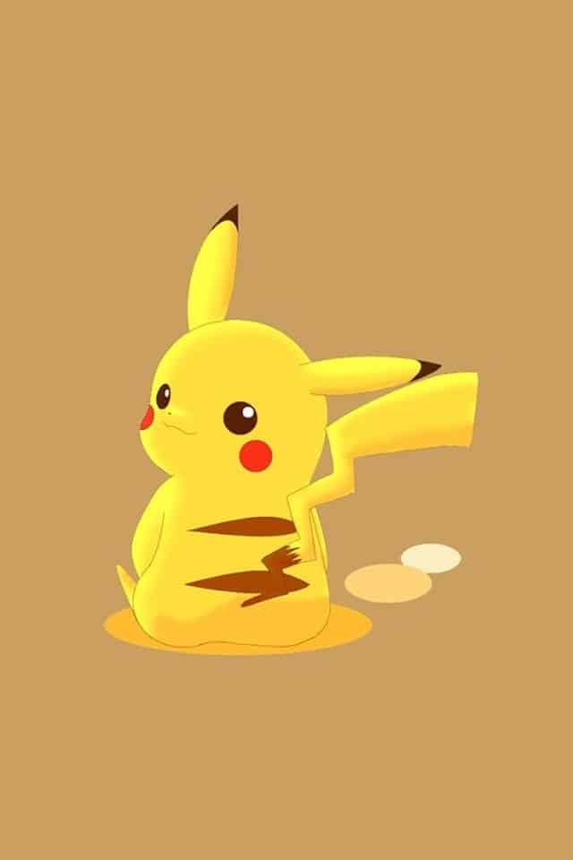 Hình nền Pikachu đáng yêu cho điện thoại di động