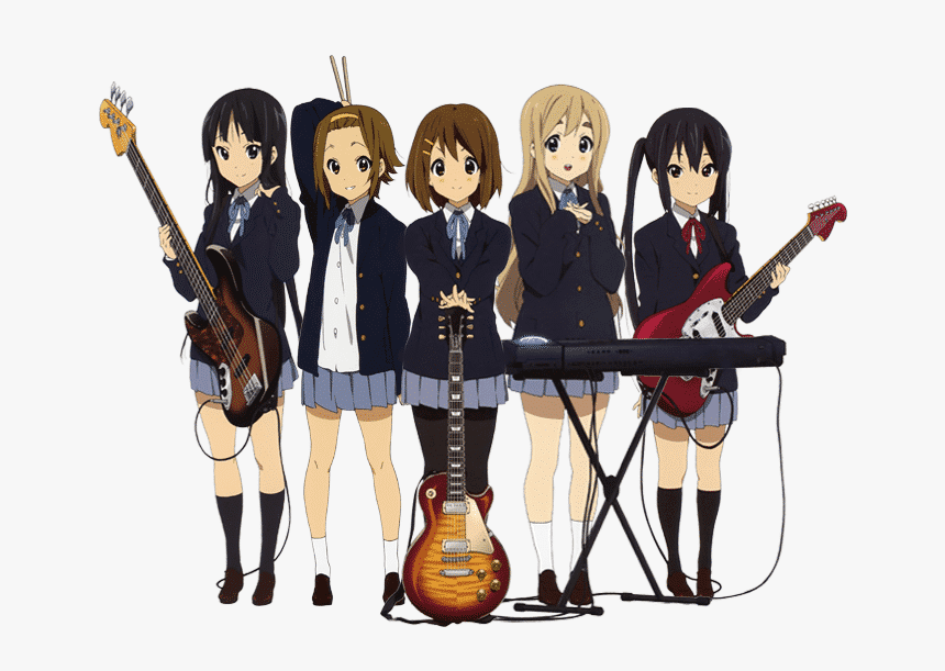 Hình nhóm Anime 5 người nữ đáng yêu