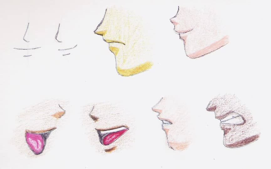 DRAW TO FREE  5 Bước vẽ môi đơn giản bằng bút chì  Zest Art
