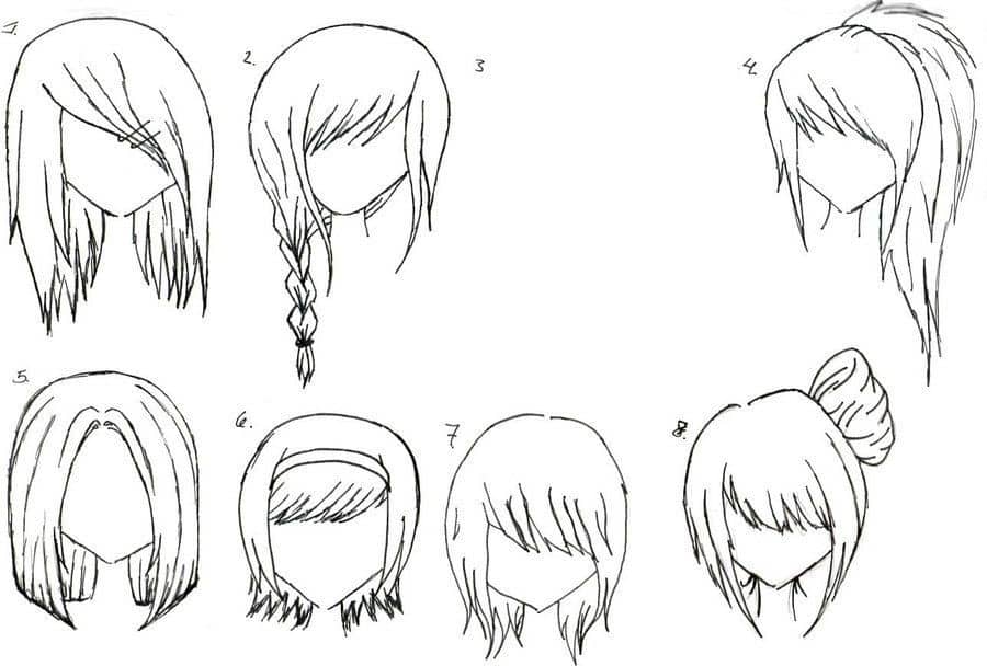 Một số loại tóc nữ giới đơn giản