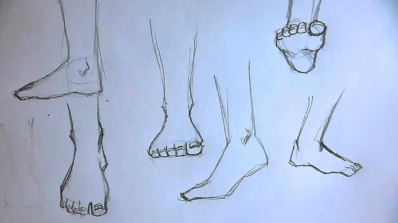 Những kiểu bàn chân Anime đẹp
