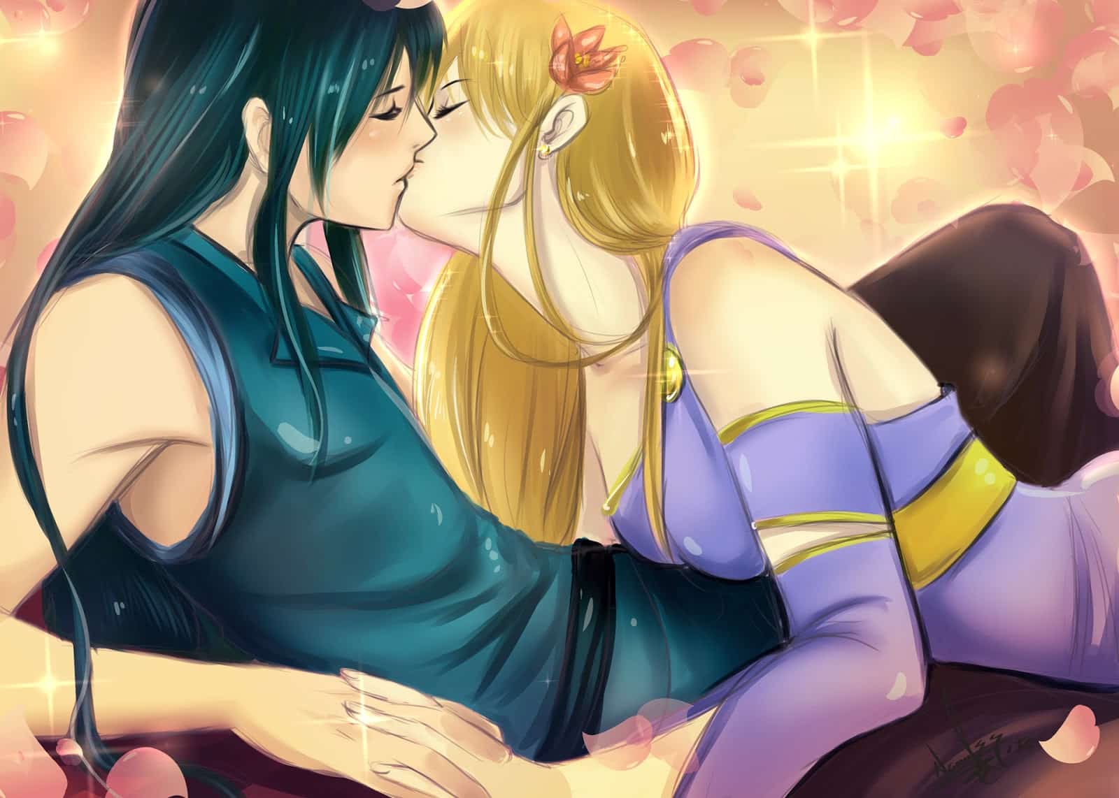 Tải hình Anime hôn nhau nồng cháy