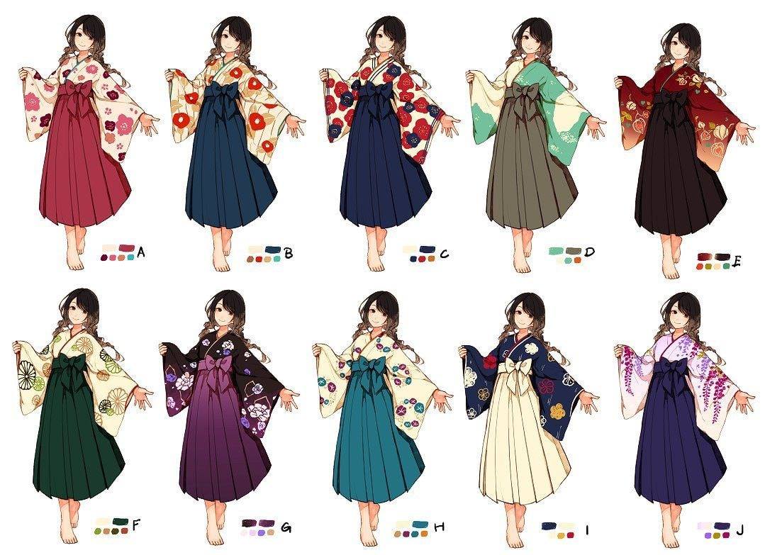 Tặng các bạn khuôn Hình váy Anime vô cùng xứng đáng yêu