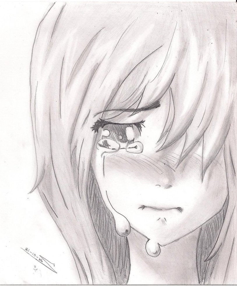 Xem ngay cách vẽ mắt anime đang khóc cho kết quả hoàn hảo