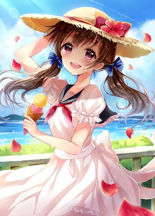 Tuyển tập Hình Anime cô gái cười cute dễ thương