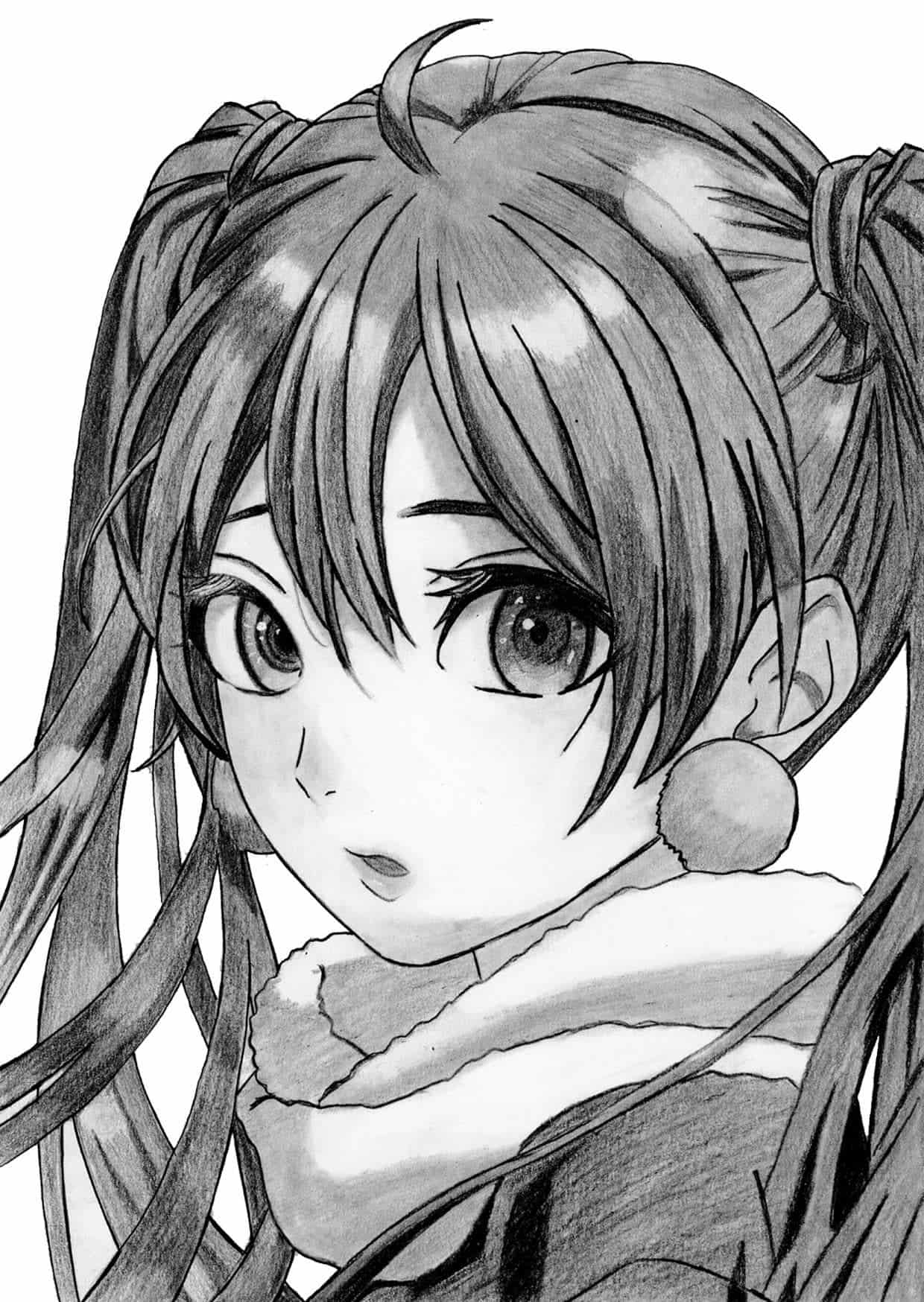 Vẽ Anime Girl vô cùng đẹp mắt và chất