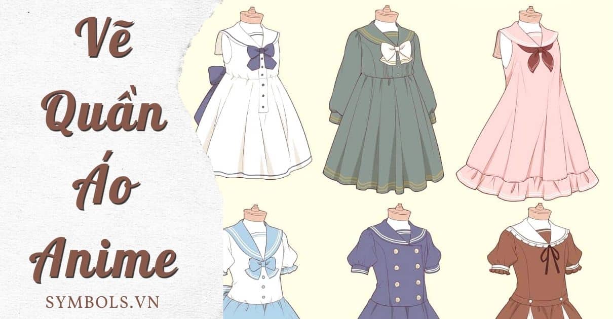 Váy Vẽ Quần áo Anime – Nội Thất UMA