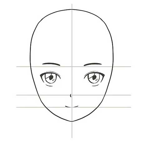 Hướng dẫn vẽ đầu và khuôn mặt nhân vật Anime nữ - Trung tâm Ngoại ngữ ILC -  Blog Giáo dục