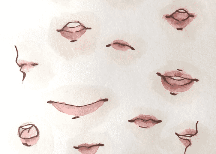 5 bước đơn giản cách vẽ môi bằng bút chì cho người mới bắt đầu