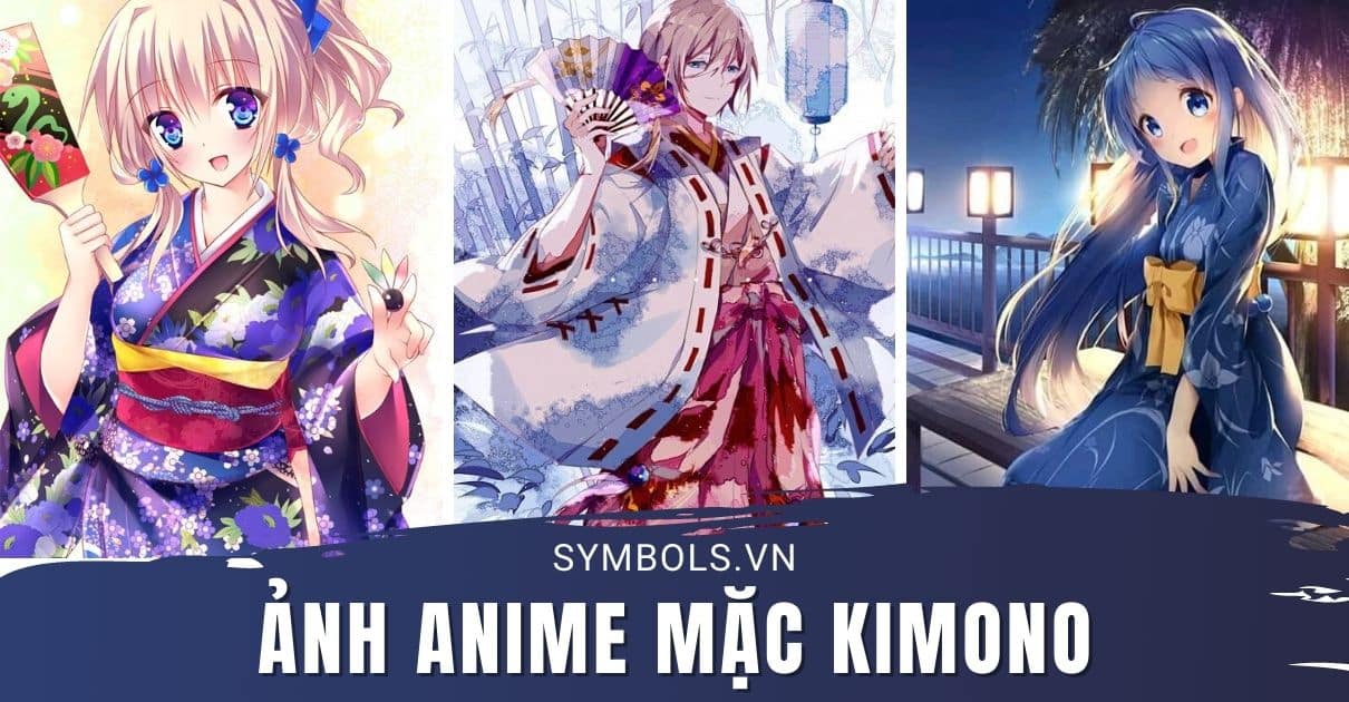 Anh Anime Mac Kimono