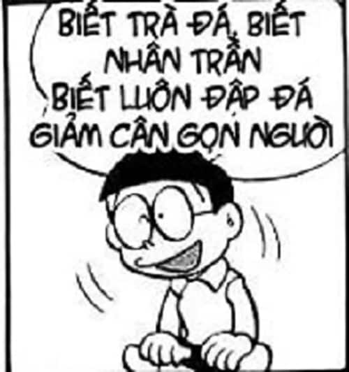 Ảnh Doraemon Chế đập đá bá đạo