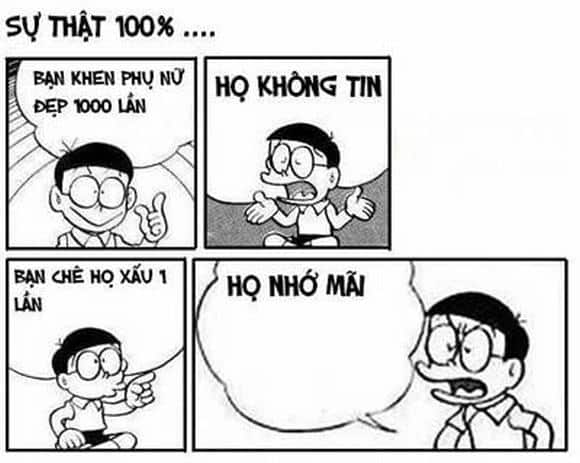 Ảnh Doraemon Chế sự thật mất lòng