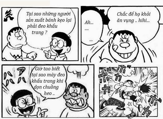 Ảnh Doraemon Chế vui vẻ lầy lội nhất