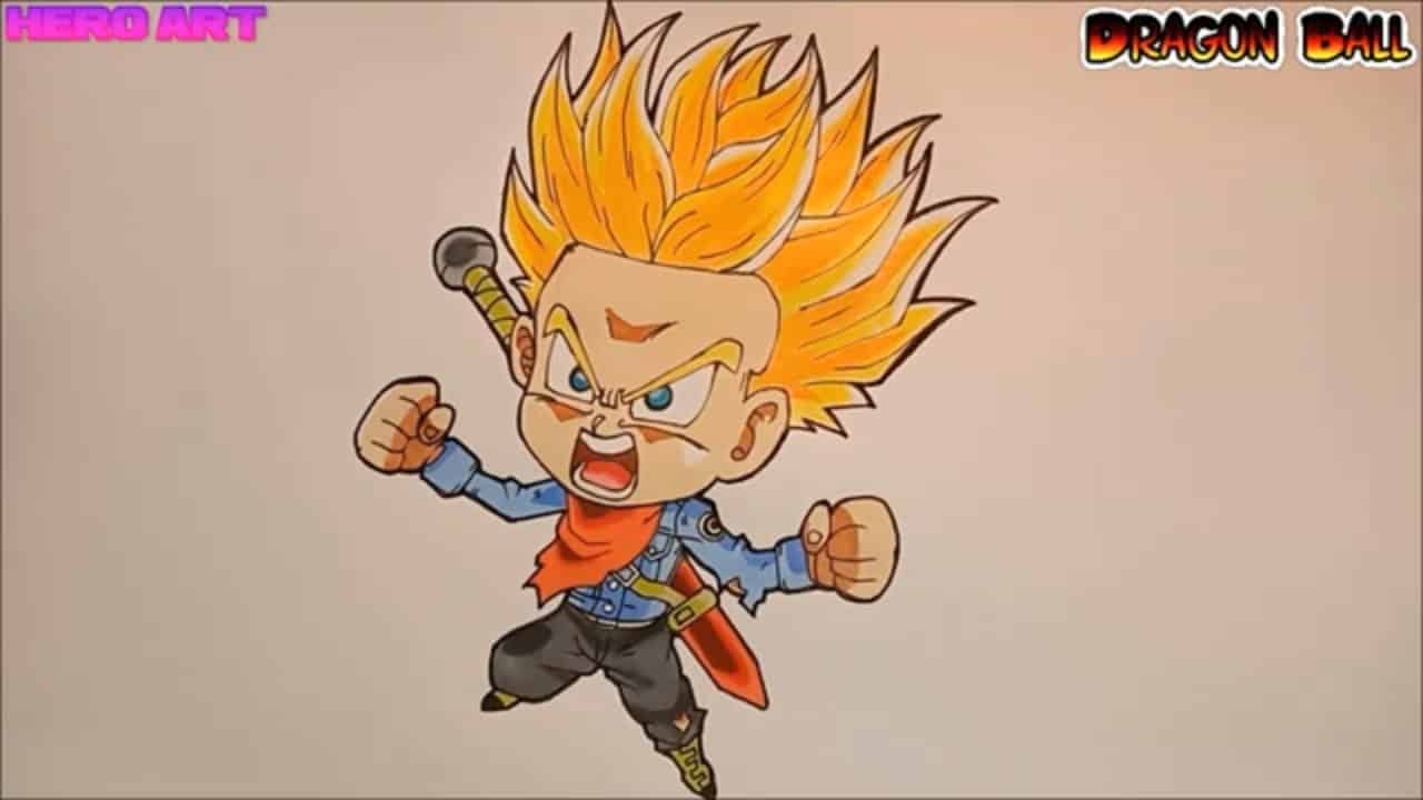 Ảnh Goku Vẽ Bằng Bút Chì Cute đẹp nhất