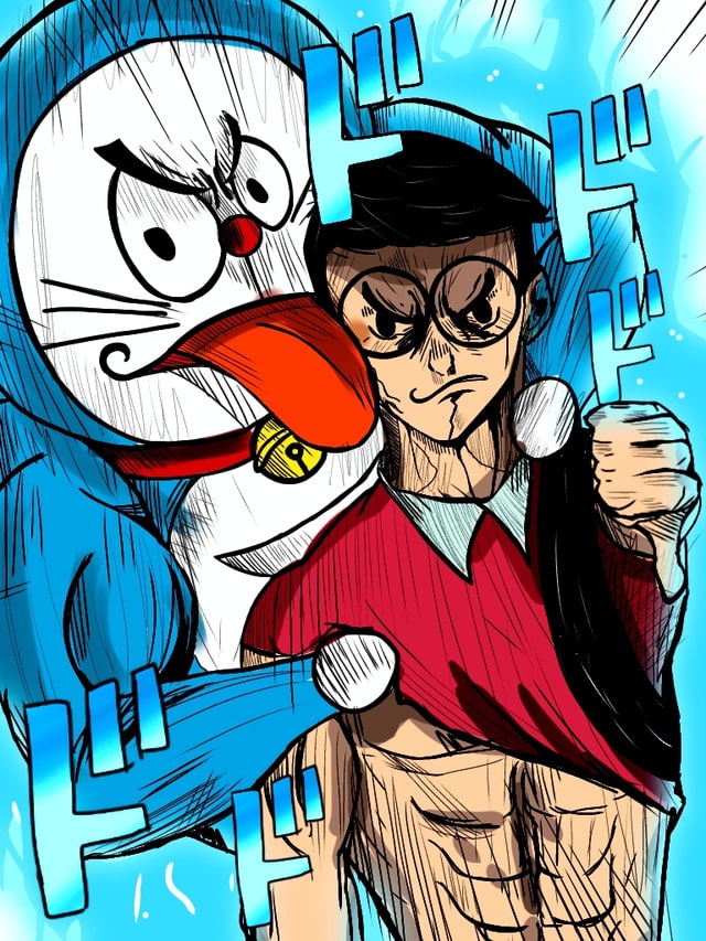 Doraemon Phiên Bản Anime Ngầu cực bựa