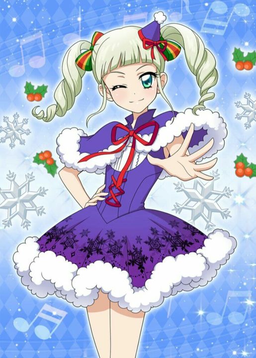Hình Aikatsu Giáng Sinh mặc đồ Noel đẹp