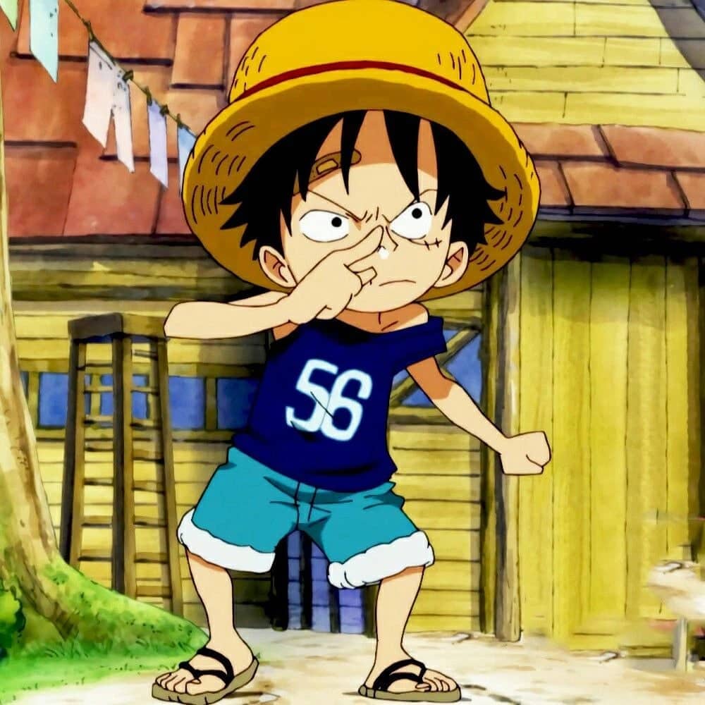 One Piece FC Avatar Luffy khi vui và khi buồn Facebook