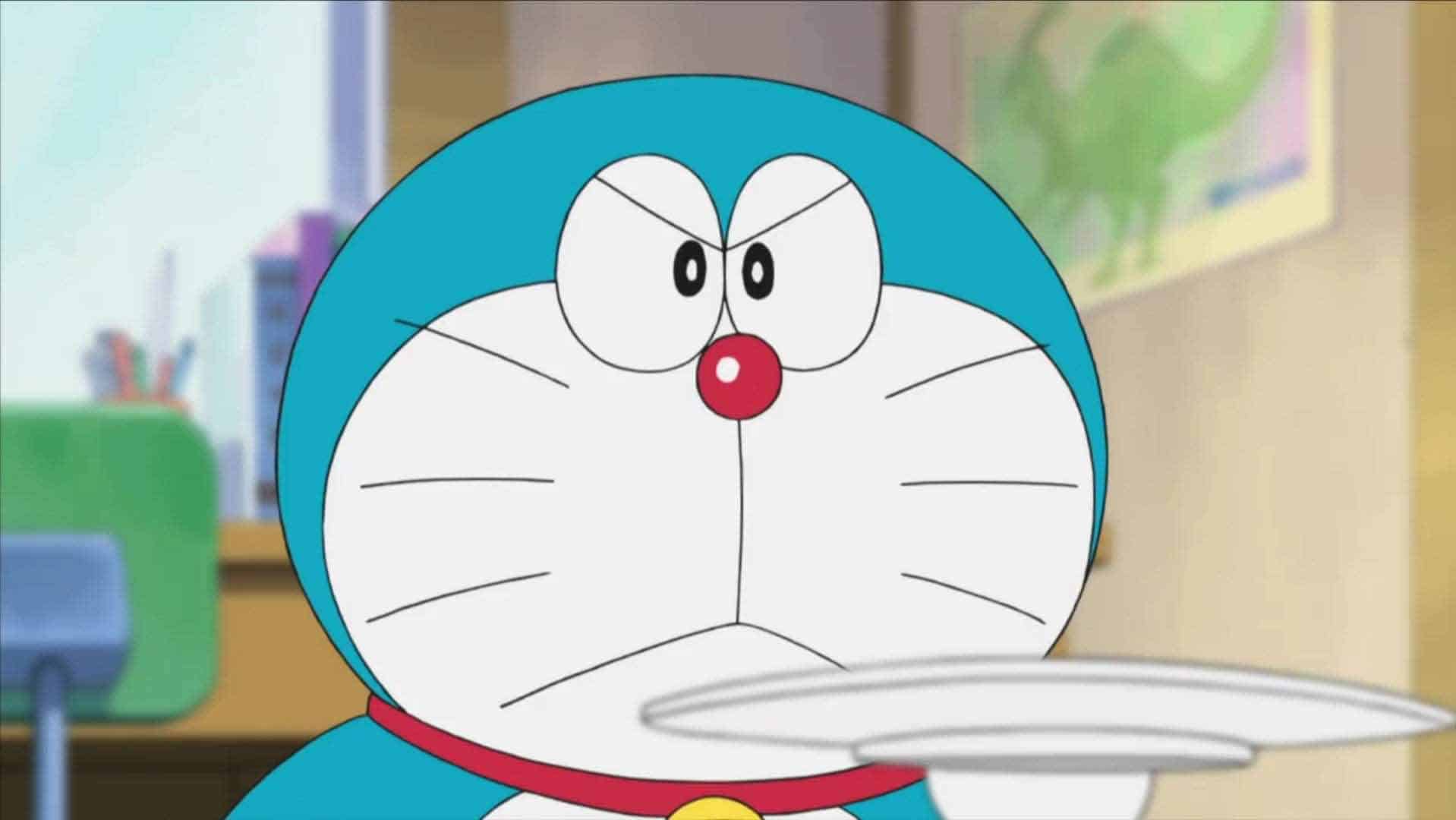 Hình Anime Doraemon buồn bực đẹp nhất