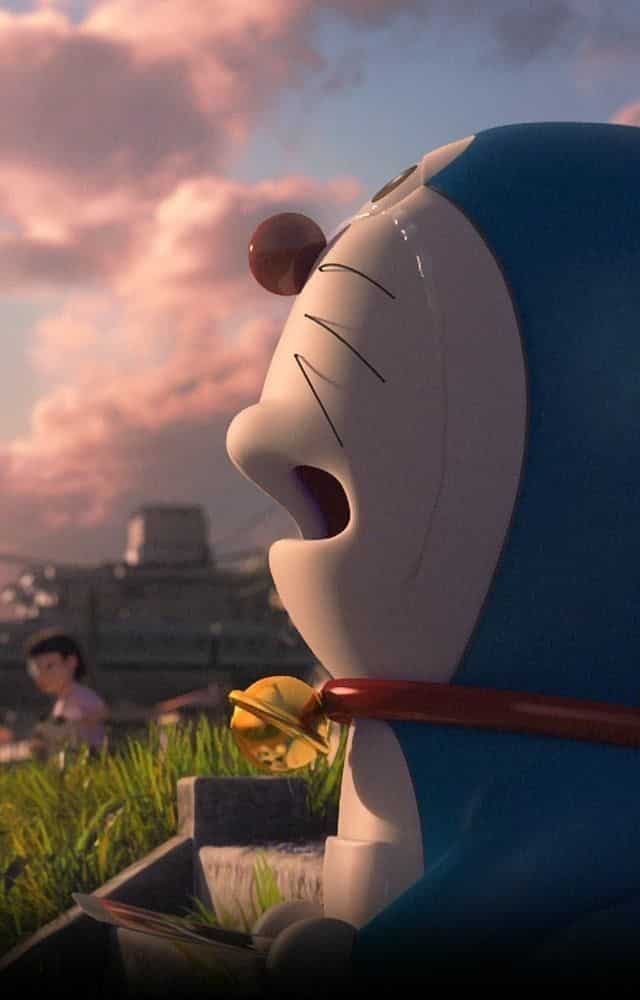 Hình Anime Doraemon buồn khóc 3D